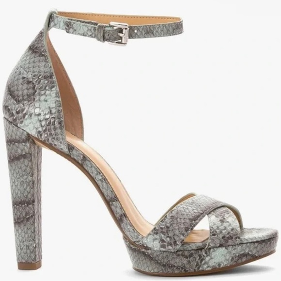 MICHAEL Kors Divia Ankle Strap Platform Sandals - Celadon - Picture 2 of 6